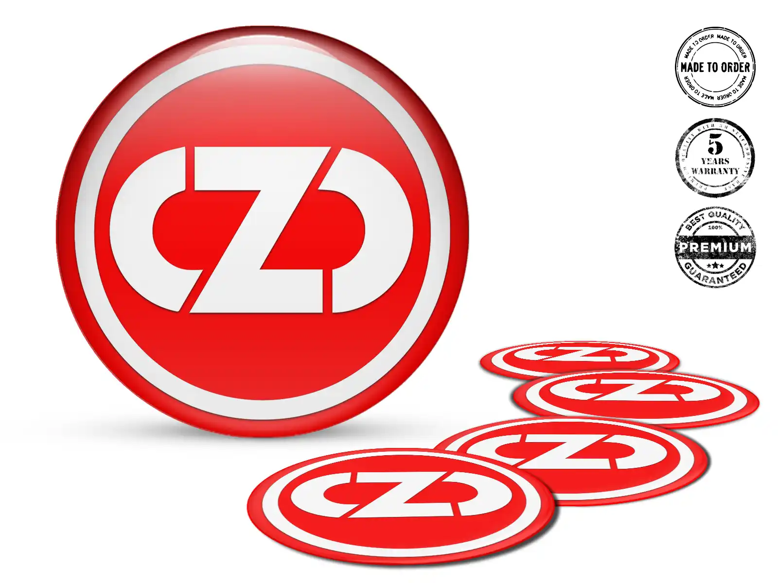 OZ Radaufkleber Ausgabe Premium Epoxy-Labels